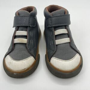 SEE KAI RUN Shoes Dane Hook Loop High Top Leather Sneakers Youth Size 5